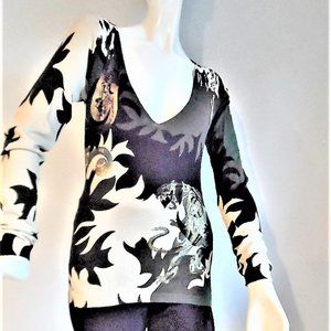 NICECONNECTION COLLECTION LONG SWEATER 100%COTTON NWT